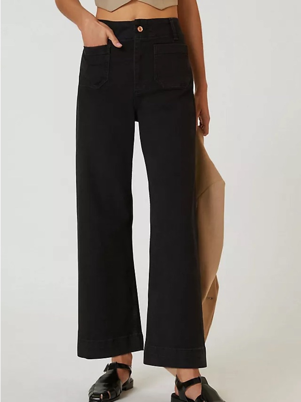 ANTHRO | PILCRO Skipper High Rise Crop Jeans